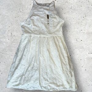 Lauren‎ Conrad Women's Sleeveless Floral Lace Fit And Flare Dress Size 16